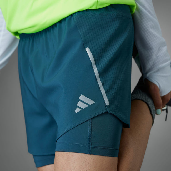 ADIDAS MEN D4R SHORT 2IN1 SHORTS