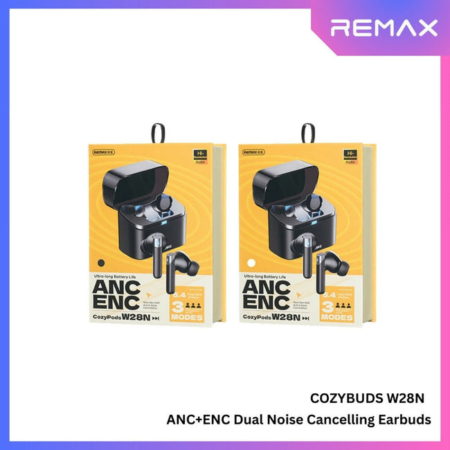 REMAX - Cozybuds W28N ANC+ENC Bluetooth Wireless Earbuds