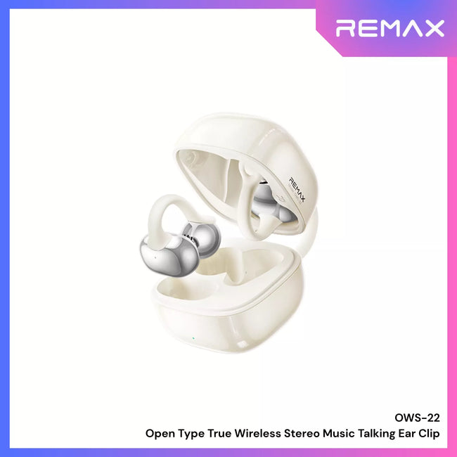 REMAX - OWS-22 Open Type True Wireless Stereo Music Talking Ear Clip WIreless Earbuds