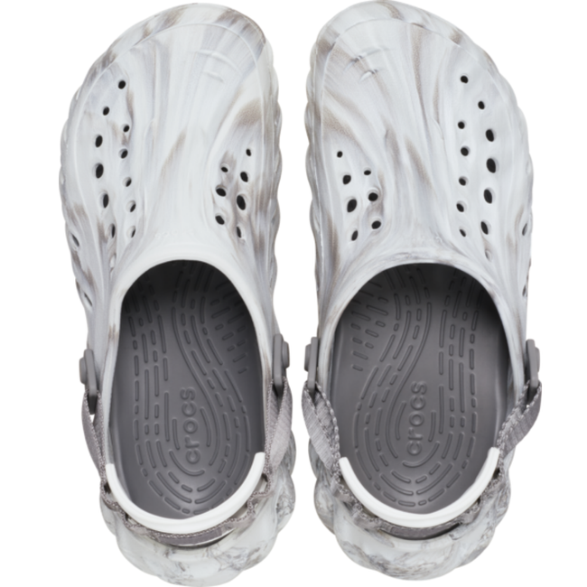 Unisex Crocs Marbled Echo Clog - Moonlight