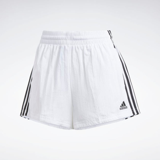 ADIDAS WOMEN ESSENTIALS 3-STRIPES WOVEN SHORTS