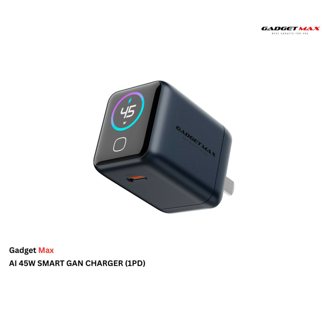 GADGET MAX - AI 45W (1PD) Smart GAN Charger