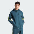 ADIDAS MEN Future Icons 3-Stripes Full-Zip Hoodie