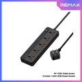 REMAX - RP-U160 Kiddy Series 5-Outlet Power Socket(30W 3A1C)