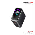 GADGET MAX - AI 100W Smart GAN Charger ( 1 USB + 2 PD )