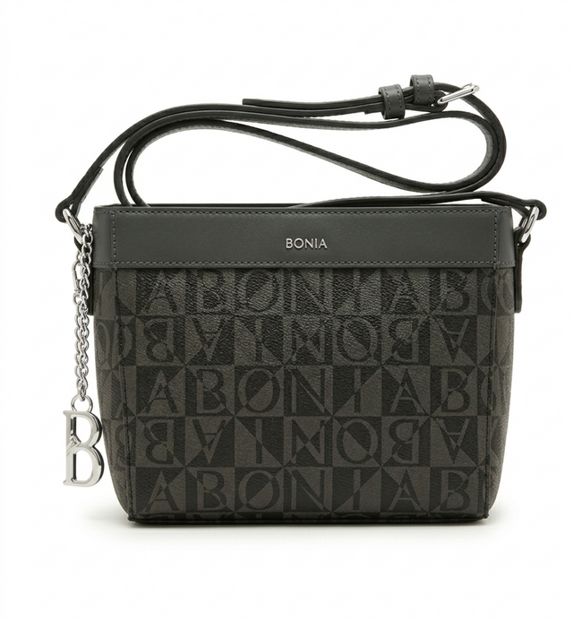 BONIA Women Vinyl Trimmed Leather Small Crossbody 080982-210-08