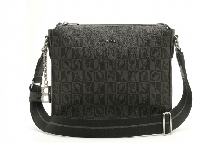 BONIA Women Vinyl Trimmed Leather Crossbody 080982-209-08