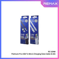 REMAX RC-154M Platinum Pro Series USB to Micro Charging Data Cable (2.4A)