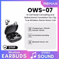 REMAX - OWS-07 Clip-on ear style true wireless stereo music call WIreless Earbud