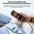 REMAX - FP-123 10000mAh RuiJie 40W Self Type-C Cable Retractable Fast Charging Power Bank