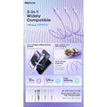REMAX - RC-C151 Bintrai Series 3 In 1 Fast Charging Data Cable ( 15W )