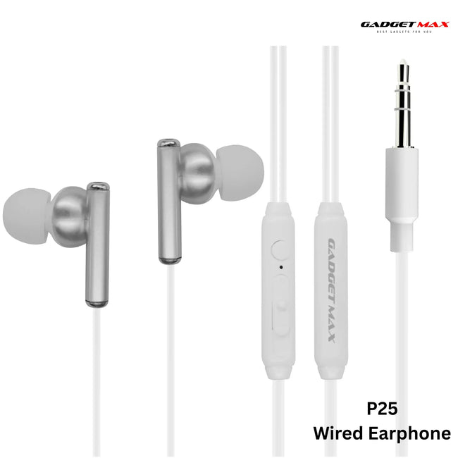 GADGET MAX - P25 3.5mm Wired Earphone