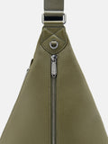 PEDRO Icon Leather Sling Pouch-Military Green