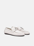 PEDRO Icon Leather Loafers-Chalk