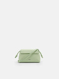 PEDRO Icon Leather Mini Shoulder Bag-Light Green