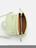 PEDRO Icon Leather Mini Shoulder Bag-Light Green