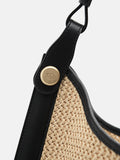 PEDRO Icon Oversized Raffia Shoulder Bag-Multi