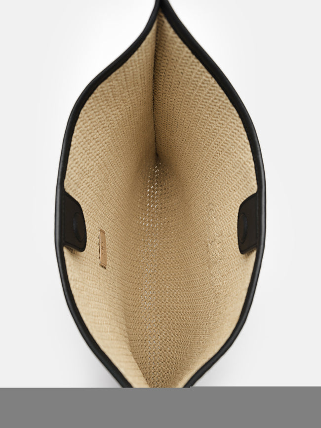 PEDRO Icon Oversized Raffia Shoulder Bag-Multi