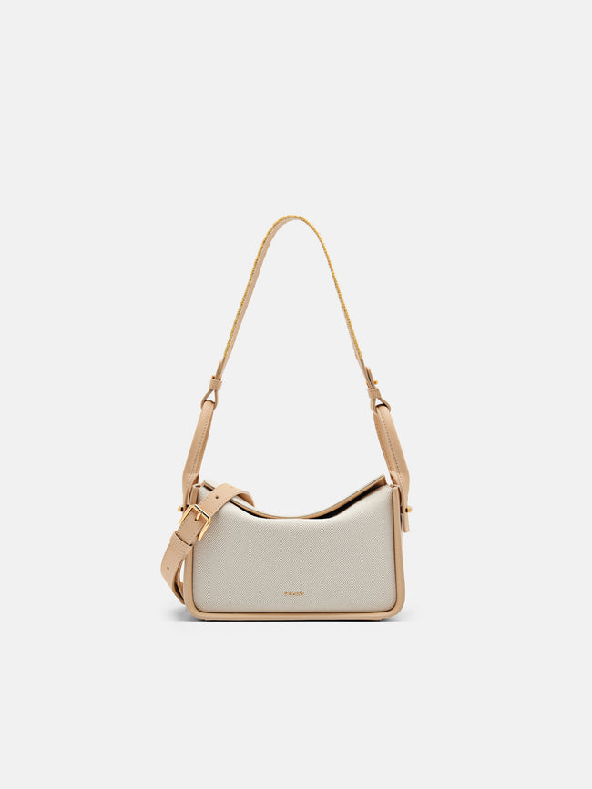 PEDRO Demi Canvas Bag-NUDE