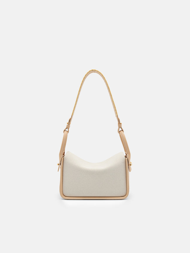PEDRO Demi Canvas Bag-NUDE