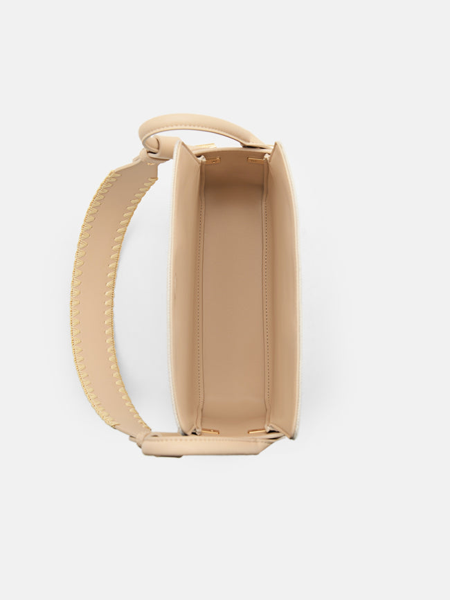 PEDRO Demi Canvas Bag-NUDE