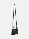 PEDRO Ari Leather Shoulder Bag-Black