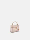 PEDRO Ari Leather Shoulder Bag-Champagne