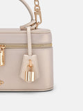 PEDRO Ari Leather Shoulder Bag-Champagne