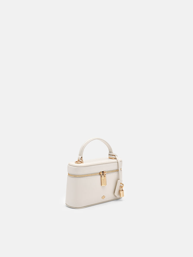 PEDRO Ari Leather Shoulder Bag -Chalk