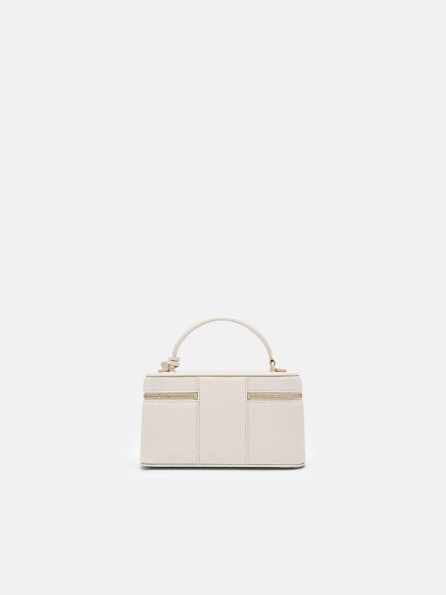 PEDRO Ari Leather Shoulder Bag -Chalk
