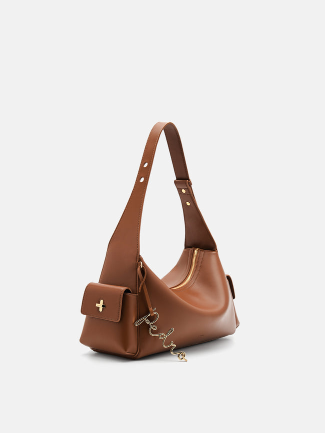 Pedro Alanis Shoulder Bag-brown