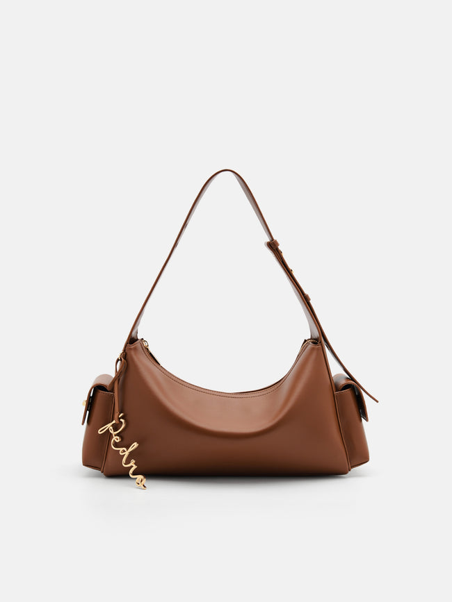 Pedro Alanis Shoulder Bag-brown
