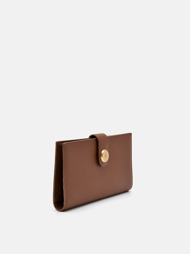PEDRO Icon Leather Bi-Fold Wallet- Brown