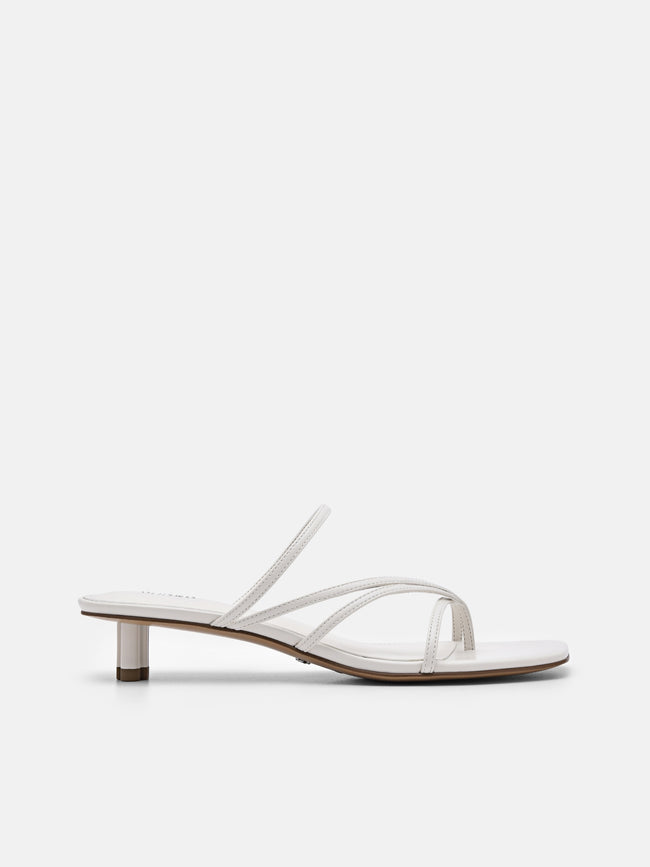 PEDRO Icon Heel Sandals- Chalk