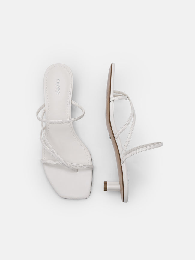 PEDRO Icon Heel Sandals- Chalk