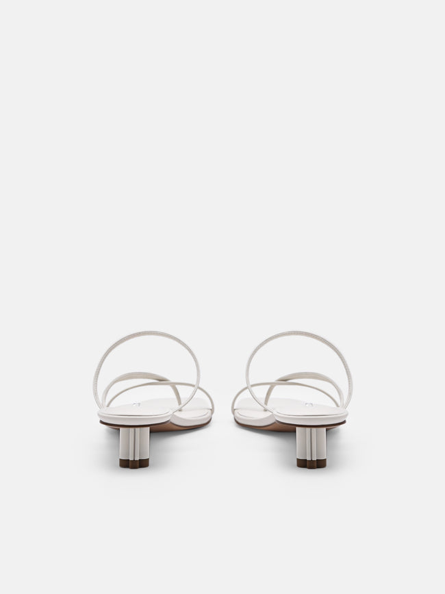 PEDRO Icon Heel Sandals- Chalk