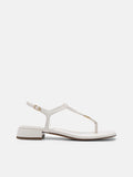 PEDRO Slingback Thong Sandals- Chalk