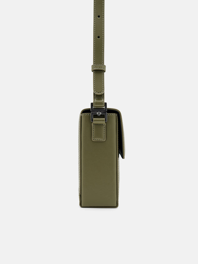 PEDRO Alto Boxy Sling Bag-Olive