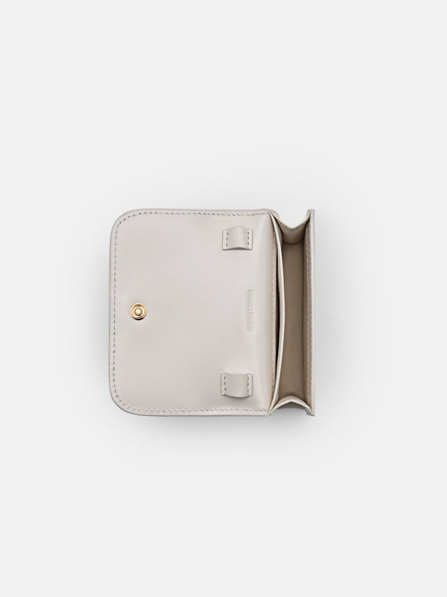 PEDRO Icon Leather Bi-Fold Card Holder-Chalk