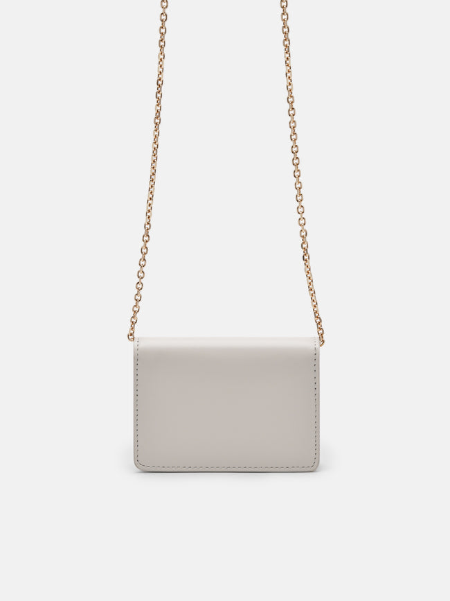 PEDRO Icon Leather Bi-Fold Card Holder-Chalk