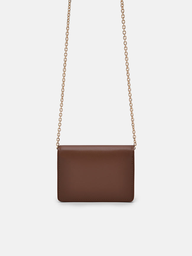 PEDRO Icon Leather Bi-Fold Card Holder-Brown