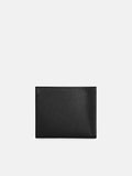 PEDRO  Embossed Leather Bi-Fold Wallet-Black