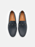 PEDRO Robert Leather Driving Shoe-Navy