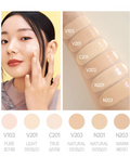 THEFACESHOP INK LASTING FOUNDATION HEALTHY GLOW C201 (Buy One >>> Get One Lip Blurrism (or) Lip Glaze)