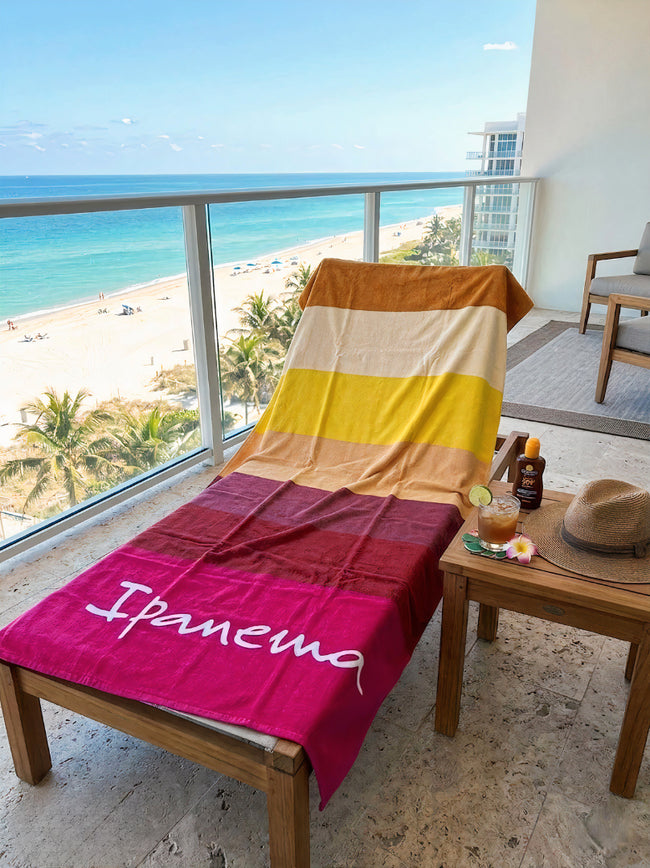 Ipanema Towel PINK/YELLOW/BEIGE/BROWN 206998 Ipanema Adult