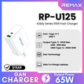 REMAX - RP-U125 Kiddy Series PD+QC GAN Fast Charger (65W)