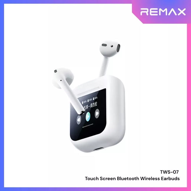 REMAX - TWS-07 Touch Screen Bluetooth WIreless Earbuds