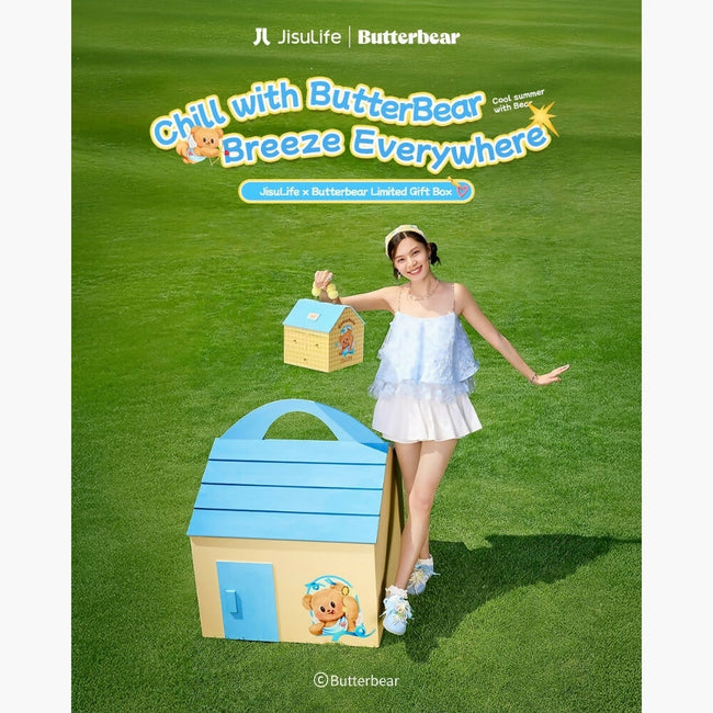 JisuLife - Handheld Fan Pro1 ( 5000mAh ) - Butterbear Gift Box Set Edition