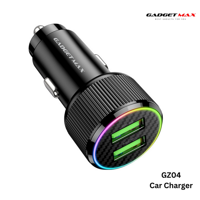 GADGET MAX - GZ04 38W Fast Charging Car Charger