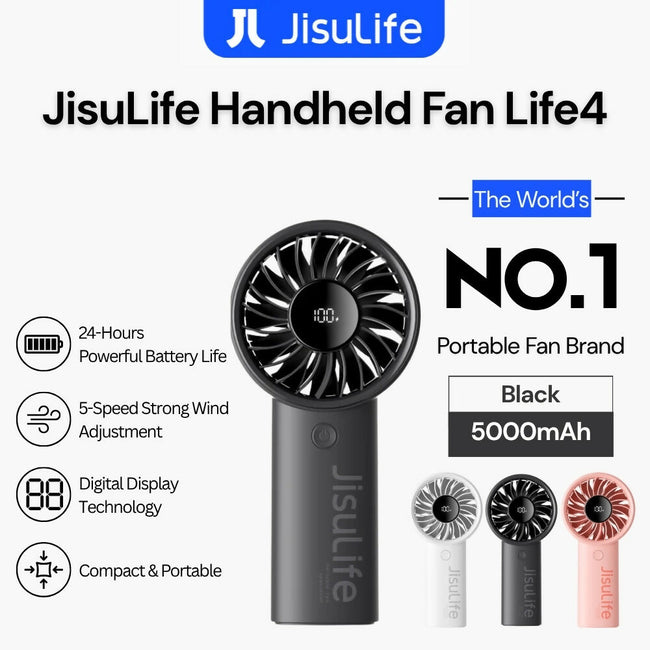 JisuLife - Handheld Fan Life 4 ( 5000mAh )